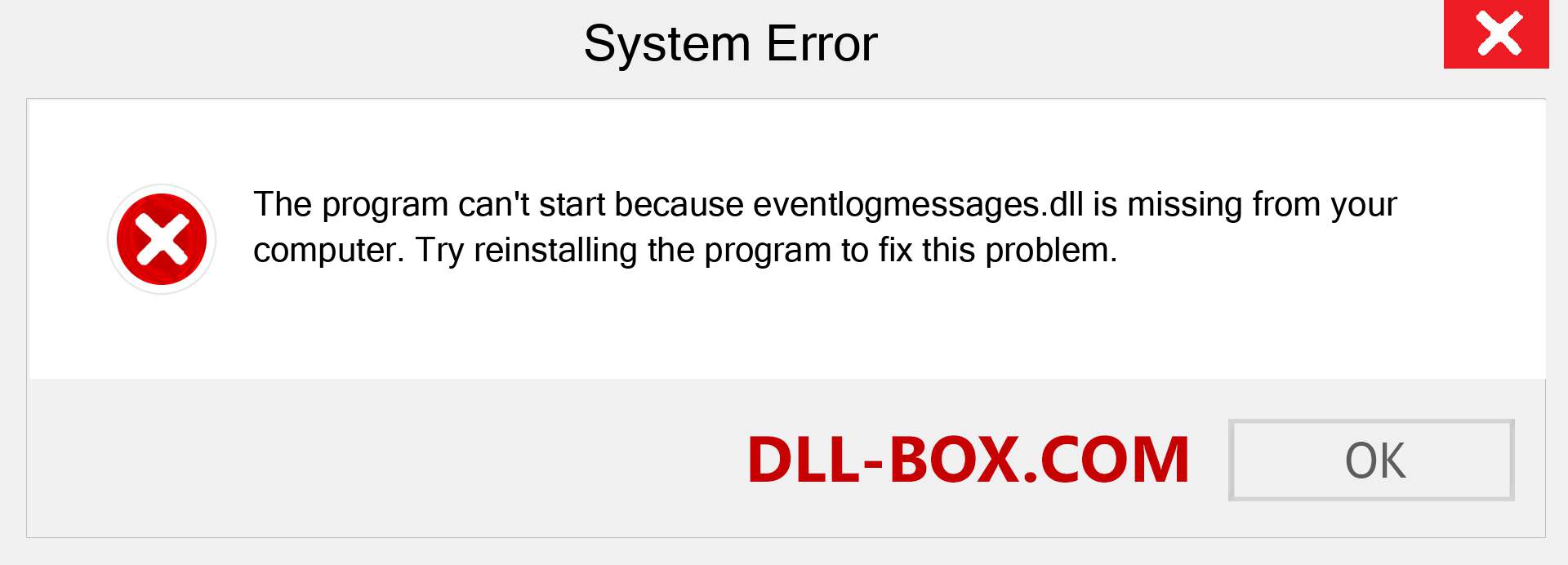  eventlogmessages.dll file is missing?. Download for Windows 7, 8, 10 - Fix  eventlogmessages dll Missing Error on Windows, photos, images